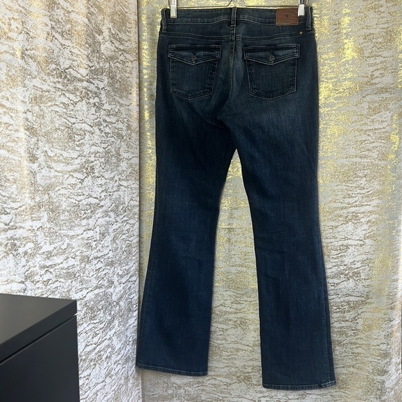 Lucky BRAND Dark Blue Wash Lolita Boot Mid-Rise Bootcut Jean Size 6/28 - Picture 9 of 16